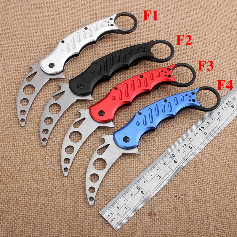 

Fox Karambit Knife Training folding knife Survival Hunting Tactical knives outdoor Camping pocket Knife EDC tools Free shipping