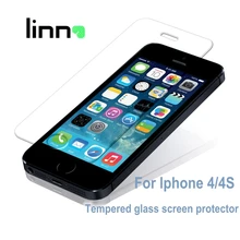 Premium Tempered glass Screen Protector For iPhone 4 4S Anti Shatter glass Film Free shipping