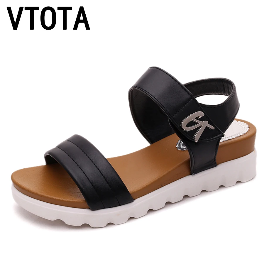 

VTOTA Gladiator Sandals Women Flats Summer Shoes Slip-On Shoes Woman Platform Sandals female shoes comfortable zapatos mujer 600