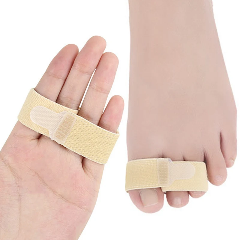 One Piece Toe Finger Straightener Hammer Toe Hallux Valgus Corrector Bandage Toe Separator Splint Wraps Foot Care Supplies One Piece Toe Finger Straightener Hammer Toe Hallux Valgus Corrector Bandage Toe Separator Splint Wraps Foot Care Supplies