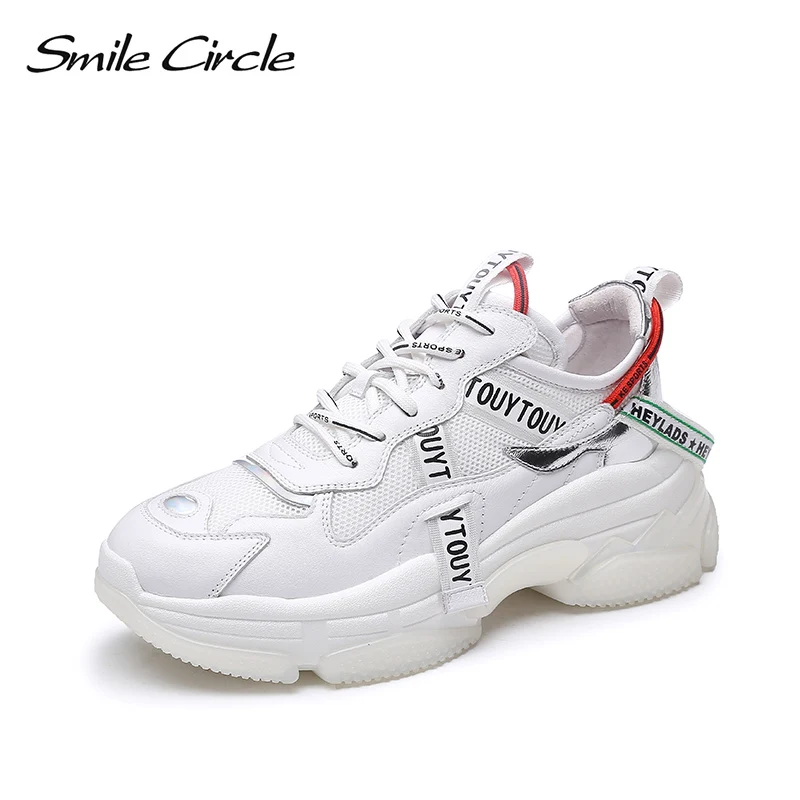 Женские кроссовки Smile Circle весенние повседневные дышащие на плоской платформе