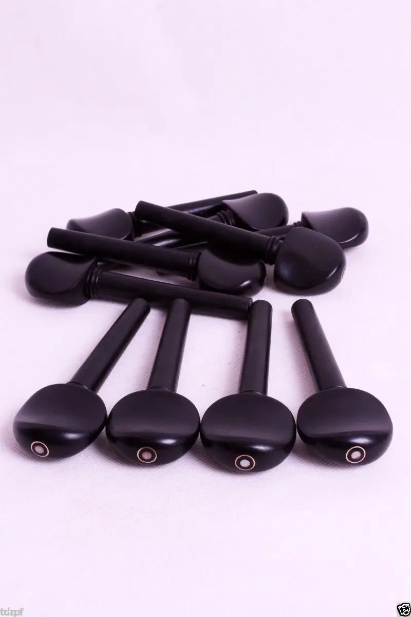 

Yinfente 16x 4/4 Violin peg Natural Ebony Eyes Pearl Inlay Full size violin parts Adjust Violin String