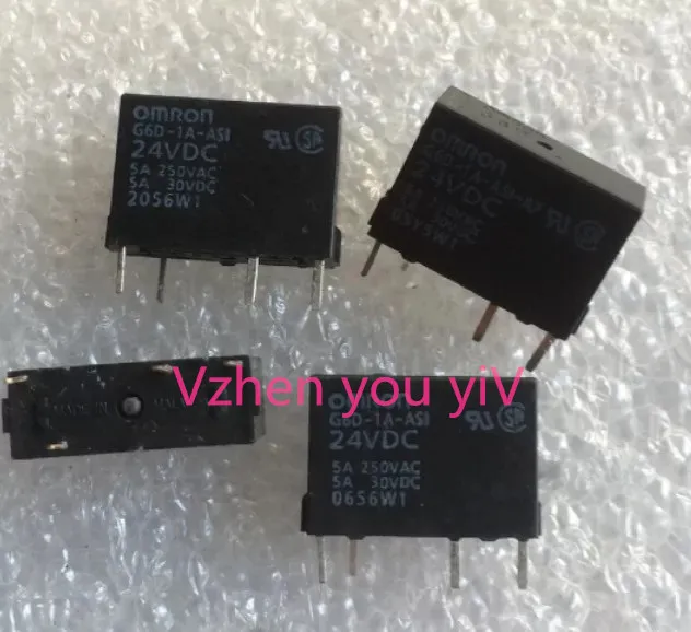 50 pcsHot для omron G6D-1A-ASI реле G6D-1A-ASI 24VDC Размер 17,5*6,5*12,5 мм