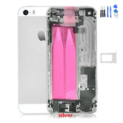 Для iPhone 5S Полный Корпус в сборе задний корпус с логотипом полная сборка мелкими