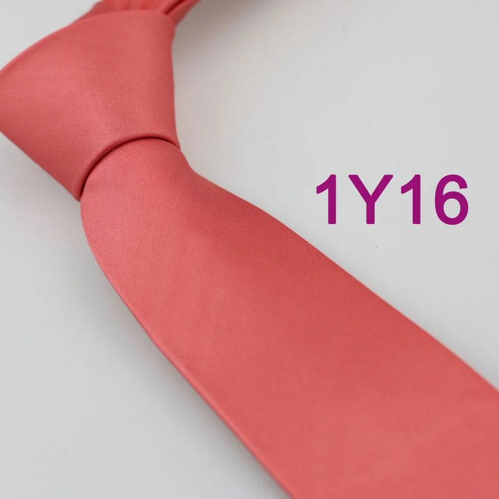 YIBEI Coachella жаккардовый шерстяной из микрофибры шеи галстуки для мужчин сплошной цвет Corbata Тонкий облегающий узкий коралловый розовый галстук костюм свадьба