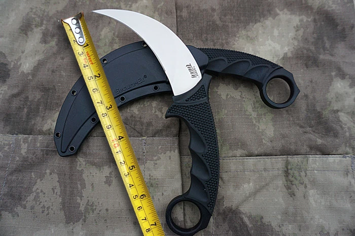 Нож karambit из холодной стали, стальной нож Tigers с фиксированным лезвием, походные инструменты, охотничий нож, спасательные ножи для выживания