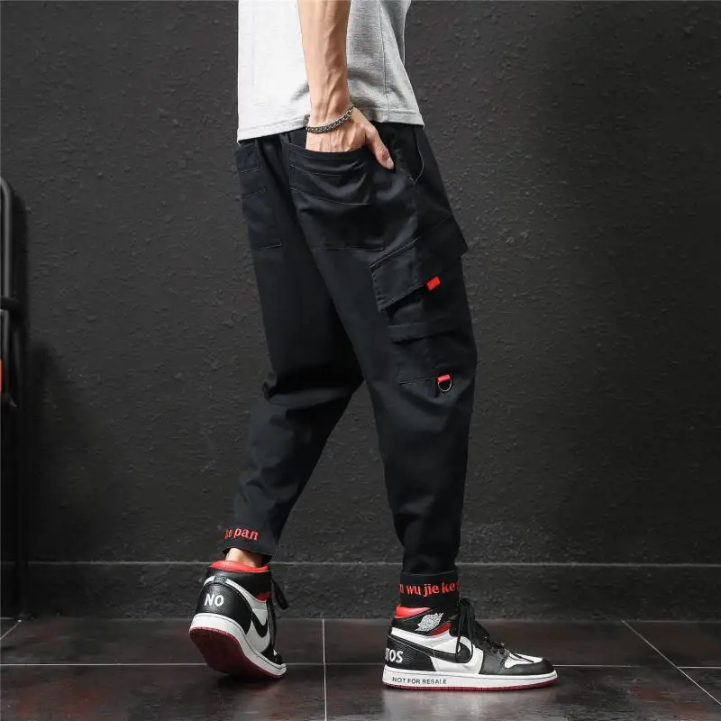 Мужские рабочие брюки карго размера плюс в стиле милитари Techwear мужские