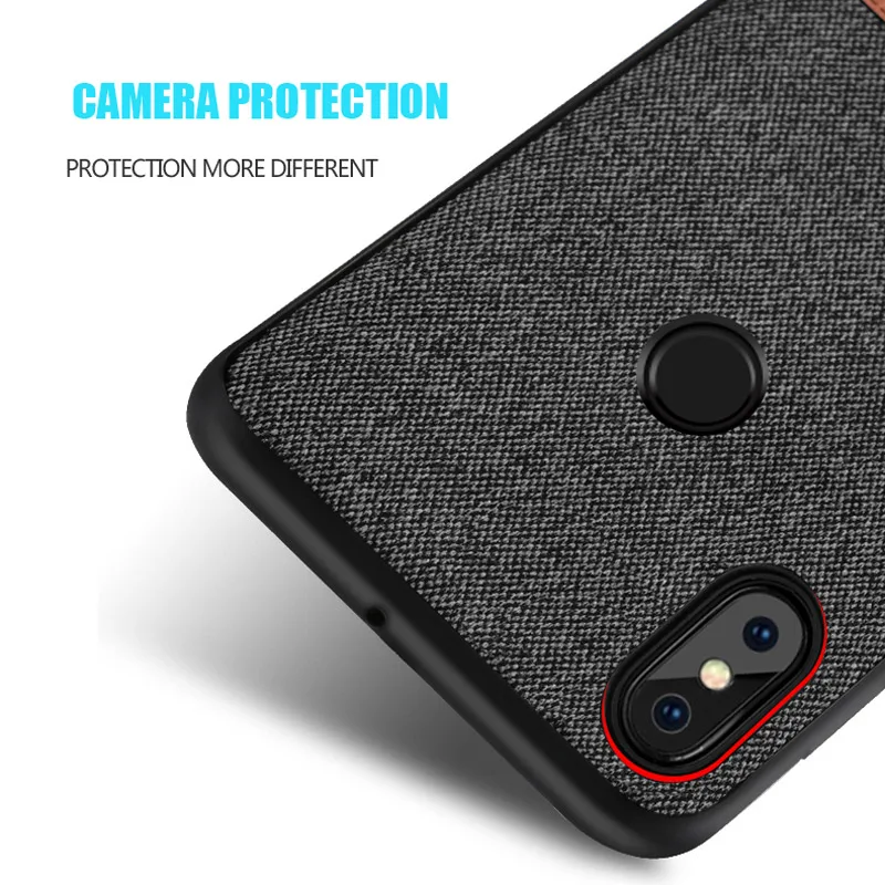 Чехол для xiaomi redmi note 6 pro чехол MOFI global тканевый с мягким краем и полным покрытием