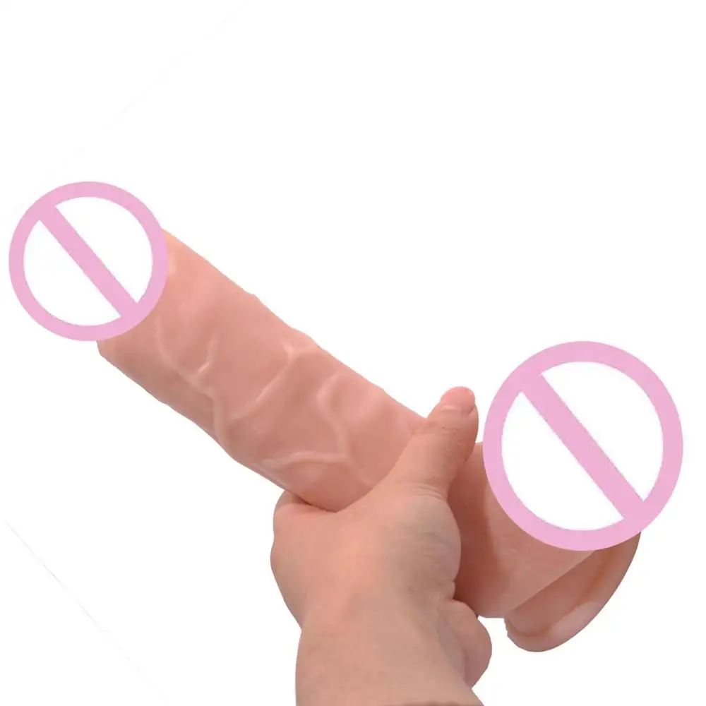 7.87 inch Realistic Huge Dildo Sucker Big Artificial Penis Sex Toys for Women Adult Sex Products Sexshop
