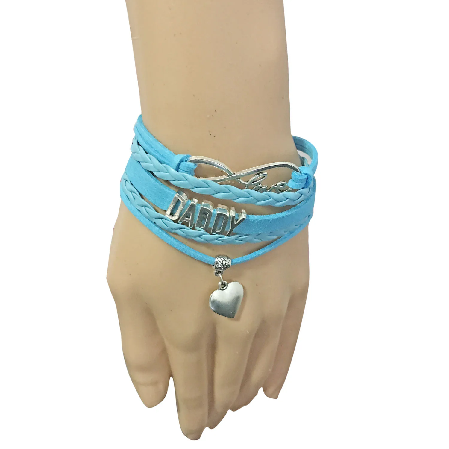 Daddy DDLG/ABDL кожаные браслеты - Окраска металла: Blue bracelets