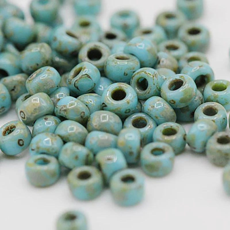 

30Gram/Lot 8/0 Miyuki Picasso Seed Beads for Jewelry Making Bracelet Seafoam Green Matte Seed Beads