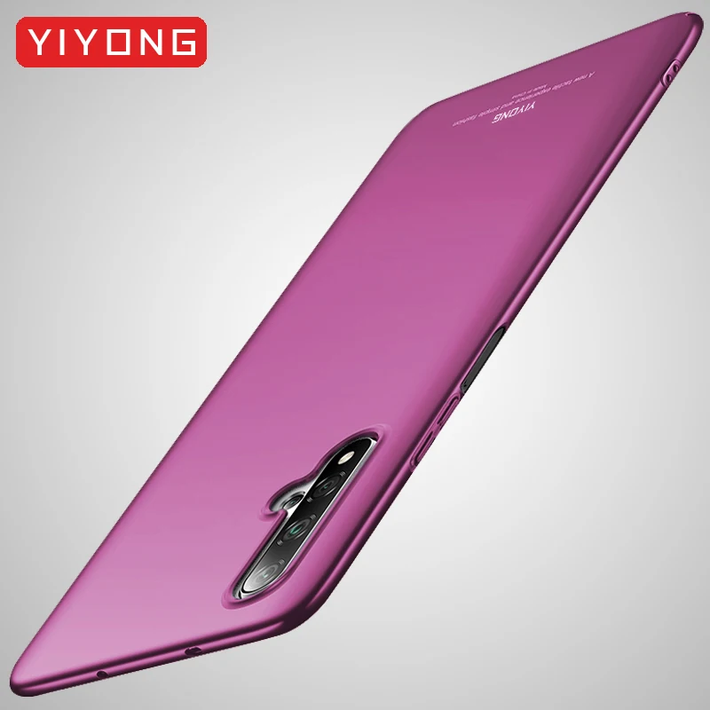 

Honor 20 Pro Case YIYONG Slim Frosted Cover For Huawei Honor 20 10 Lite 20i Case Hard PC Cover For Huawei Honor View 20 V20 Case