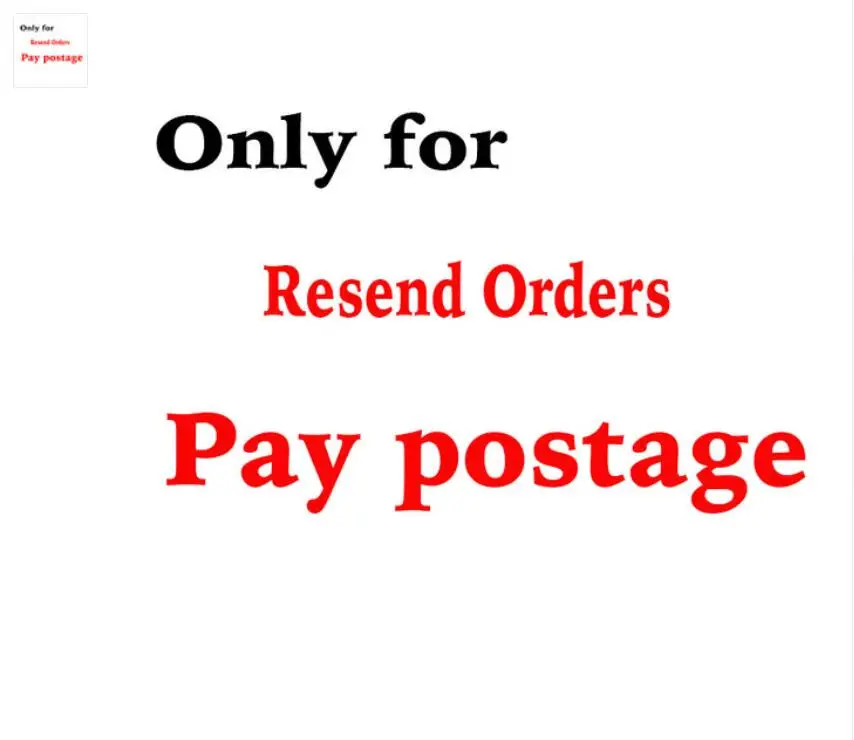 

This link is only for resending items, for the postage, please don't make orders unless agreement, thanks