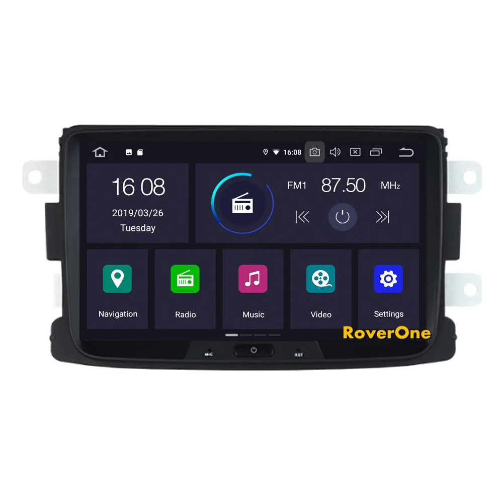 Best For Renault Dokker Dacia Duster Logan Sandero Android 9.0 Car Radio GPS Navigation Sat Navi Central Multimedia Head Unit 5