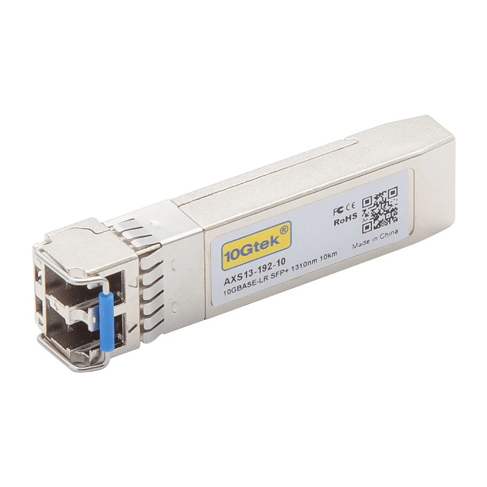 10Gtek 10Gb 10KM SFP LR 1310nm для SFP-10G-LR, 10G SFP+ модуль волокна SMF трансивер 10GBASE-LR также для Ubiquiti Mikrotik