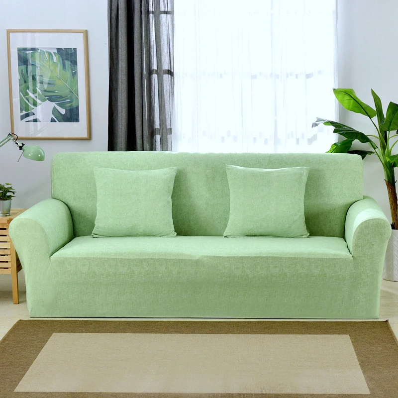 Сплошной цвет спандекс стрейч чехлы для диванов защитные чехлы съемные эластичные все включено диванное сиденье для внутренний Декор