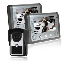 7 inch screen indoor unit Wired video intercom doorbell Villa unlocking access control Rain with night vision 7 inch screen indoor unit Wired video intercom doorbell Villa unlocking access control Rain with night vision