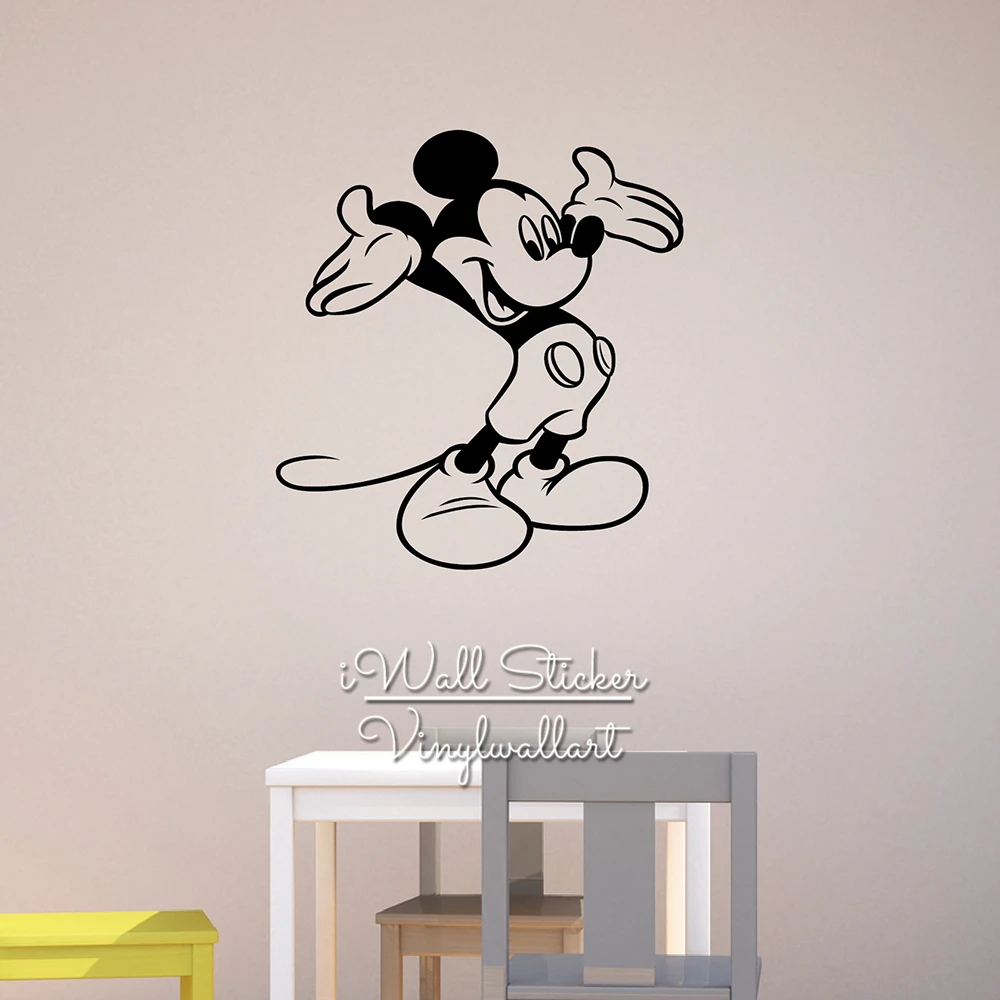 Baby Nursery Micky Wall Sticker Boys Wall Decal Children Wall Sticker