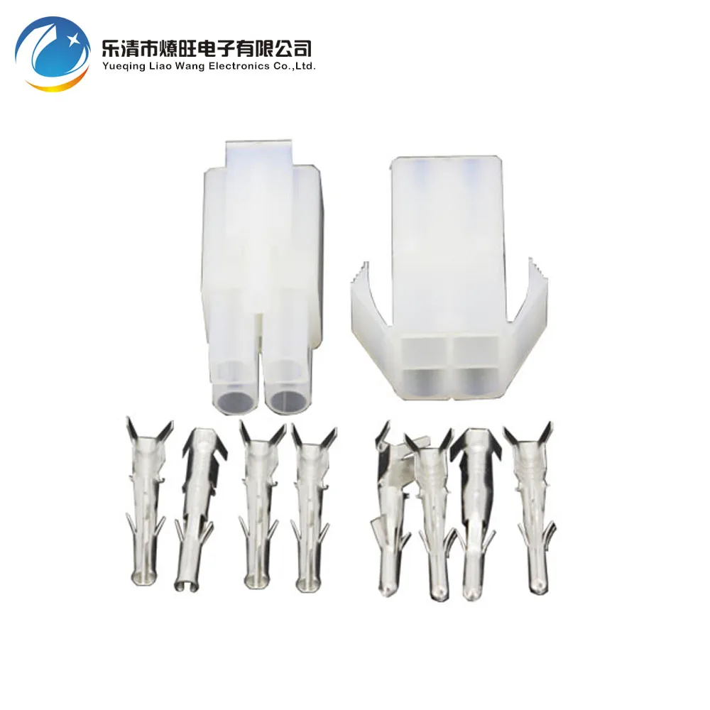

5 Sets Big Tamiya 4 Pin L6.2-2P Connector Plug with wings Male and female air docking connector 6.2mm pitch Electrical Connector