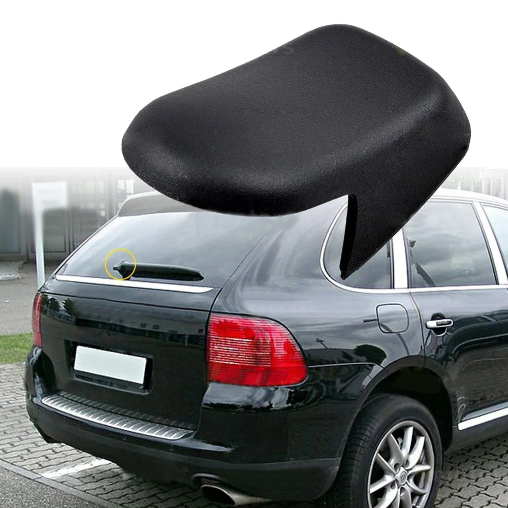 Задняя щетка стеклоочистителя люк Release Switch Кепки Крышка для Porsche Cayenne 2002-2010 Черная задняя Щетка стеклоочистителя люк переключатель Кепки авто-Стайлинг