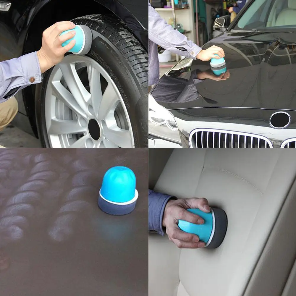 Автомобильный аппликатор для мытья шин, полировка воска, составная губка, щетка для шин с ручкой, губка для чистки автомобиля, товары для ухода за автомобилем