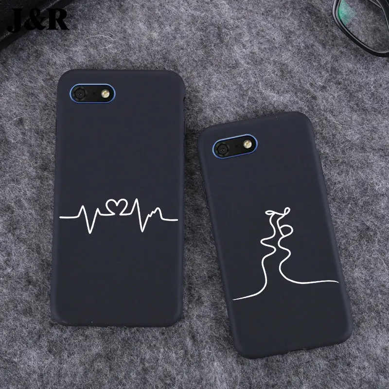 For Huawei Y5 2018 Case Cover Silicone Black Painting Funda for Huawei Y5 Prime 2018 / Honor Play 7 / Honor 7s Case Cover Coque