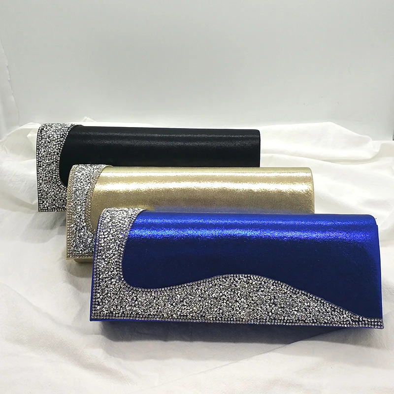 

Fashion women rhinestone handbag evening party clutch bag wedding wallet purse