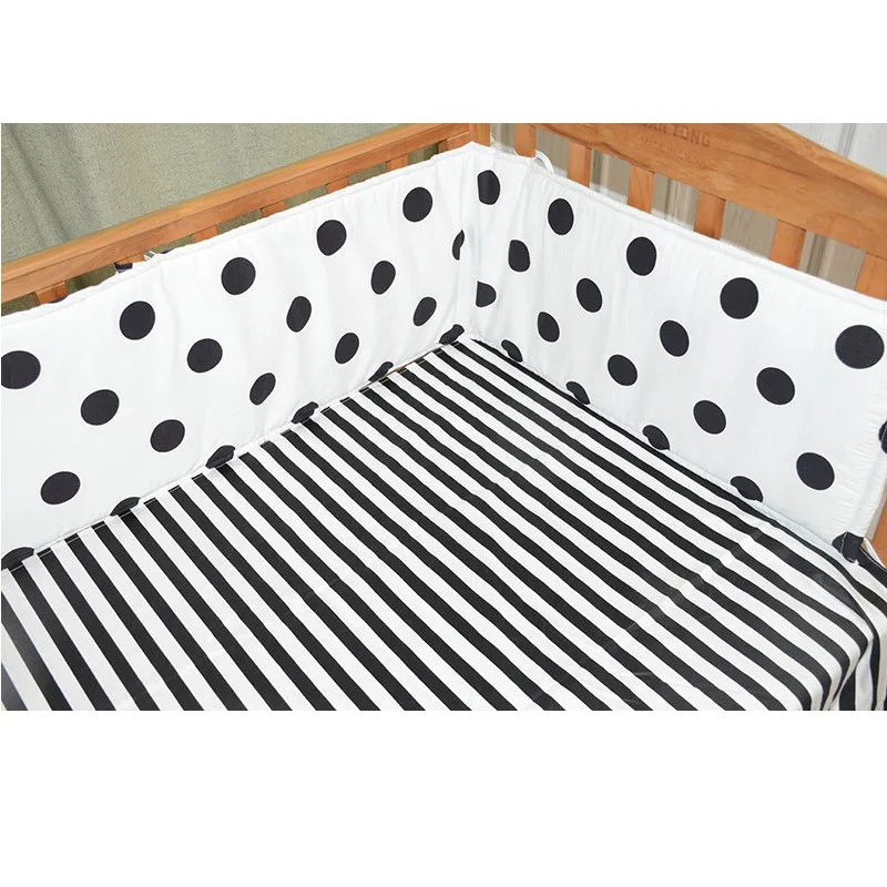 

2pcs(1pc bumper+1 pc sheet ) Cotton Bed Cot Bumper 120*29CM Bed Protector Colorful Baby Bed Bumpers and sheets Baby bedding set