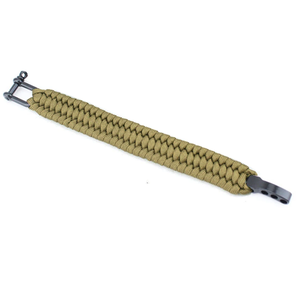 والعتاد متعددة الوظائف في الهواء الطلق التخييم حبل بقاء المعصم Paracord المنقذة للحياة التكتيكية