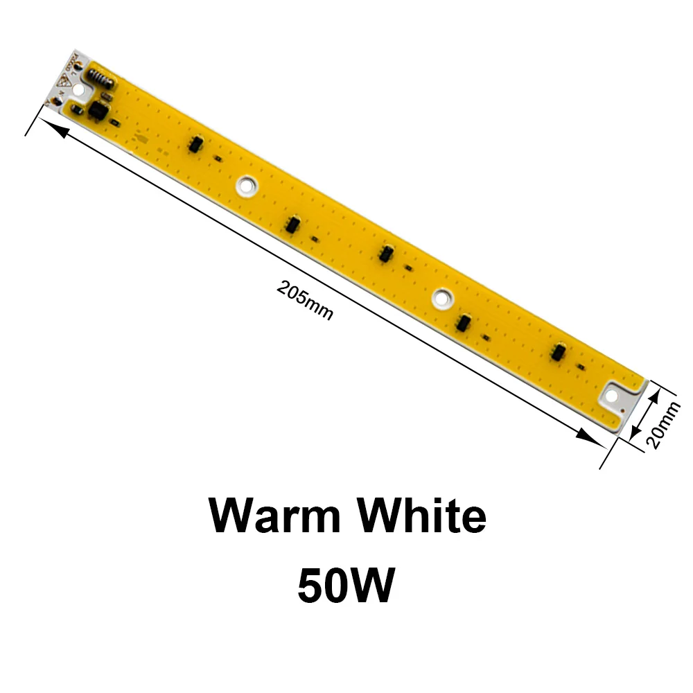 Hontiey COB светодиодный полный спектр лампа для роста теплый белый Чип 30 Вт 50 Вт 80 Вт лампа 220 в 110 В растение сеялка цветок теплица прожектор - Испускаемый цвет: 50W Warm White