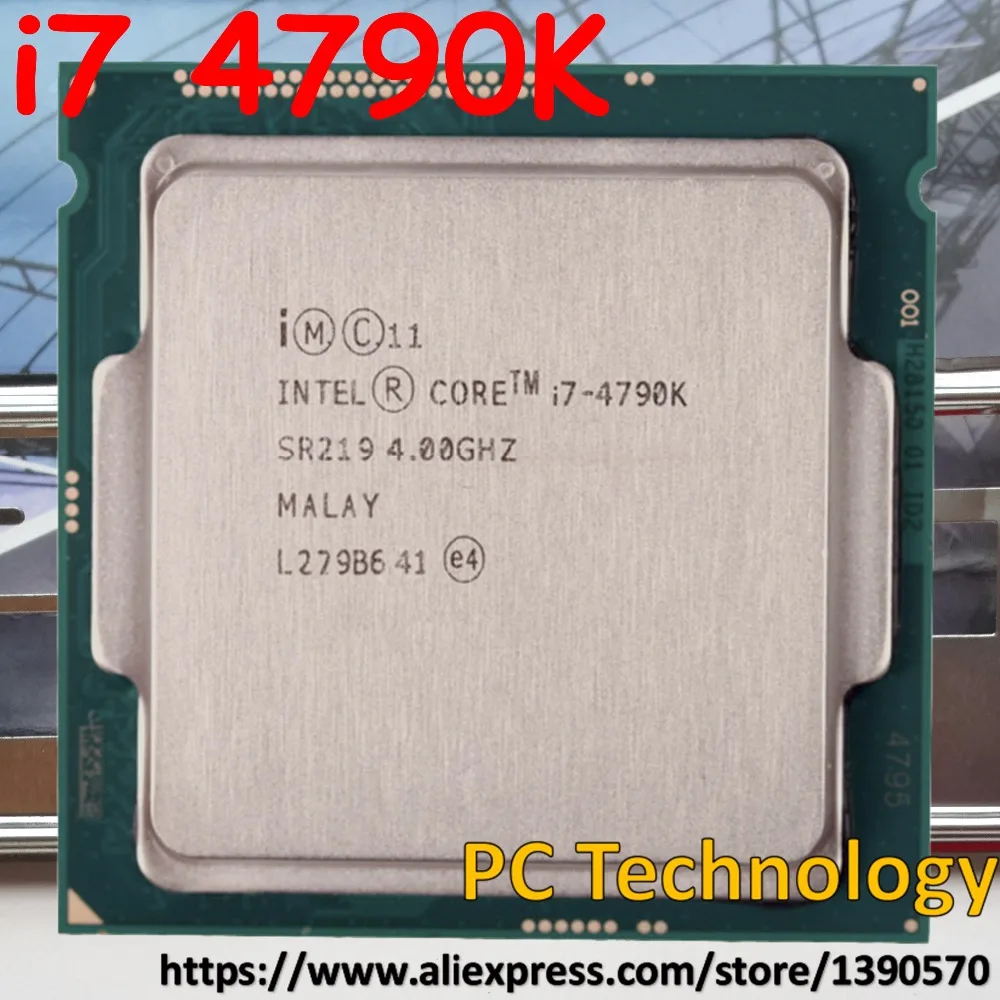 Origina Intel Core i7 4790K CPU 4.0GHz Quad Core LGA1150 22nm 88W i7 4790K Processor 1 year
