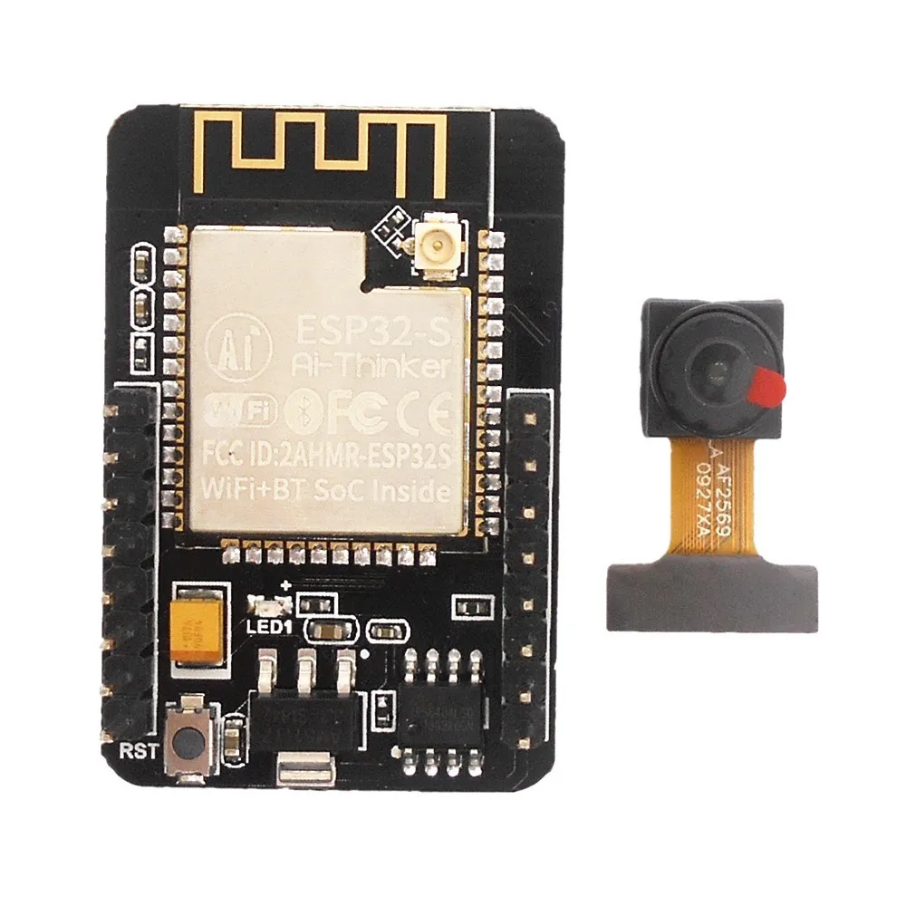 

ESP32-CAM WiFi+Bluetooth module ESP32 serial to WiFi with camera module / ESP32-CAM development board with ESP32-S module