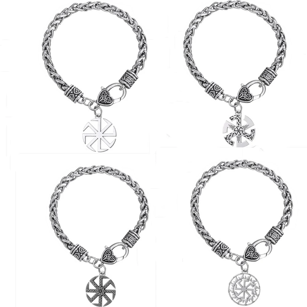 Dawapara амулет Коловрат рулевое колесо этнический браслет бусины гордость pulseras etnicas