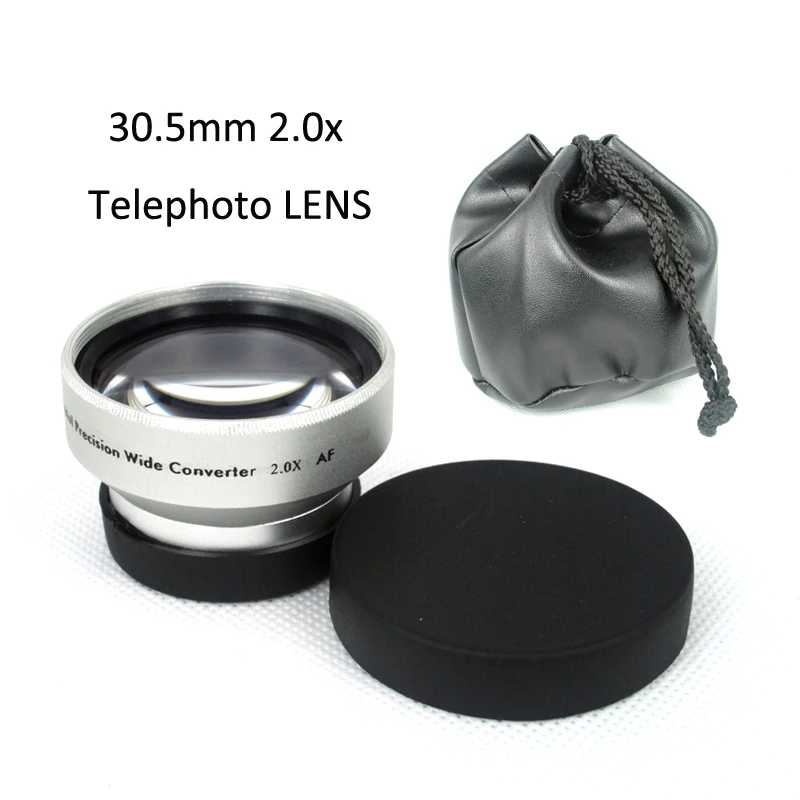 Multi Coated Optical Glass Metal Camera Lens 30.5mm 2.0x TELE Telephoto
