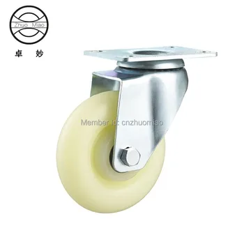 

4 pcs hot 3 inch caster wheel manufacturer medium duty industrial swivel nylon caster wheels