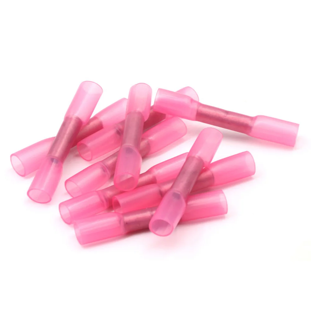 

100 Pcs/Set Heat Shrink Butt Wire Electric Crimp Connectors 16-22 Gauge Tools LB88