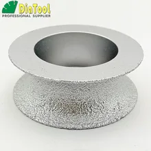 Best Price Dia75mmX25mm Half-round Vacuum Brazed Diamond HAND-HELD Profile wheel For Stone, Artificial Stone, Ceremics, Glass, Concrete. Best Price Dia75mmX25mm Half-round Vacuum Brazed Diamond HAND-HELD Profile wheel For Stone, Artificial Stone, Ceremics, Glass, Concrete.