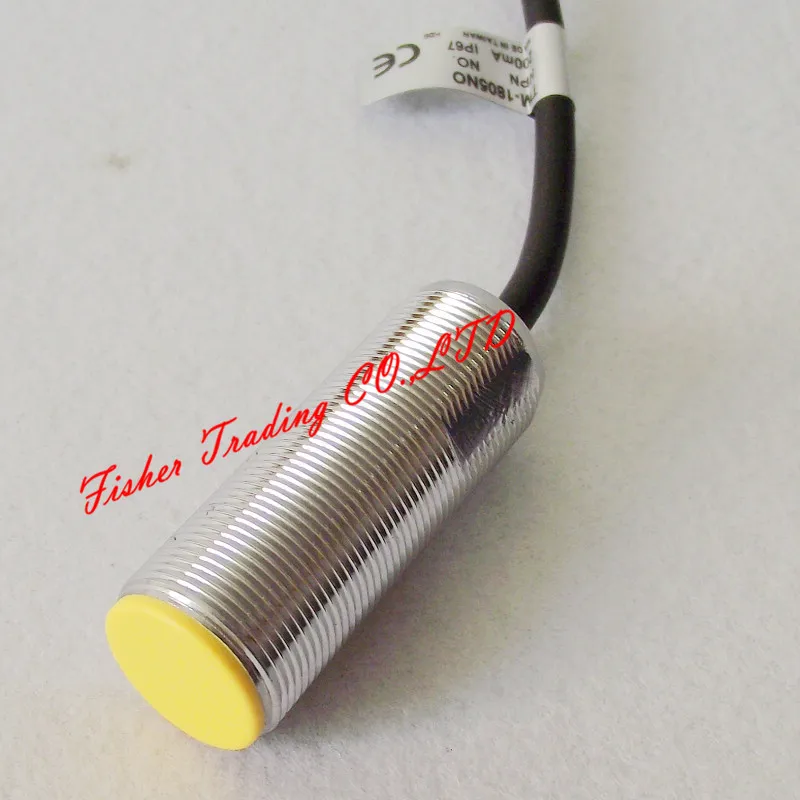 

DRH high quality approach sensor for metal, diameter M18 Cylindrical flushed proximity switch with circuit protection TM-1805NO