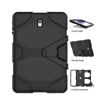 

Full Protector Armor Stand Case For Samsung Galaxy Tab A A2 S4 10.5 2018 T830 T590 PC+Silicone Cover 20PCS/Lot
