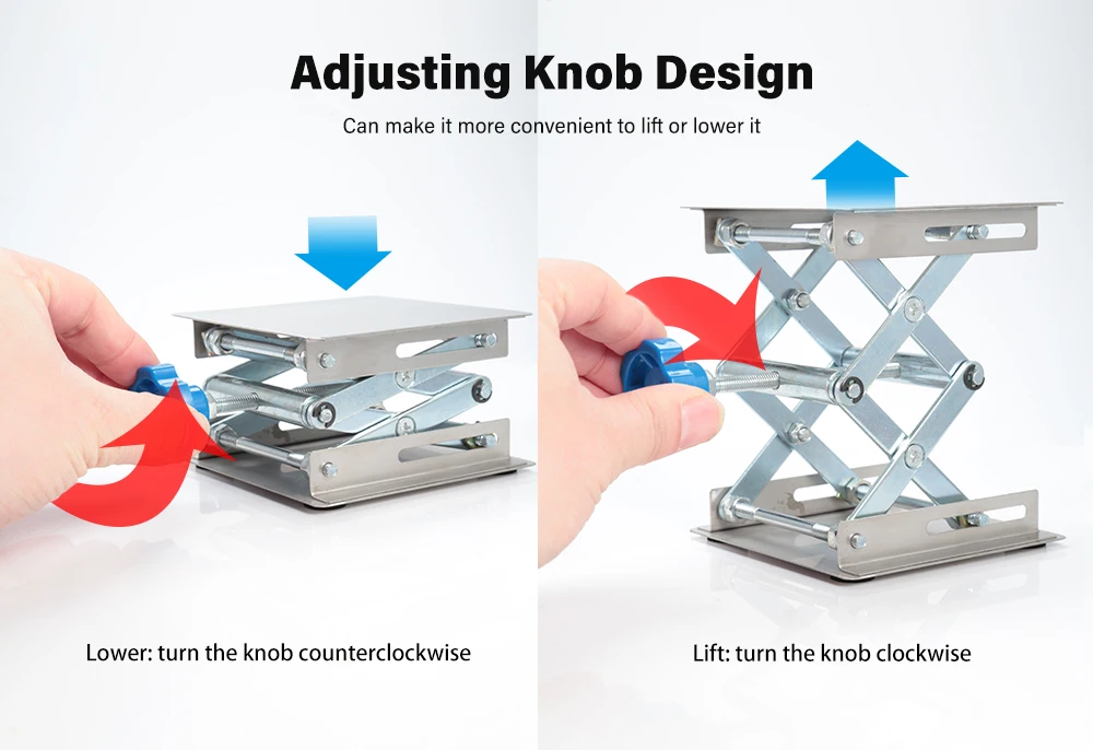 Мини-подъемная платформа Scissor Lift Tabl из нержавеющей стали подъемные платформы стойки Scissor Lab Jack