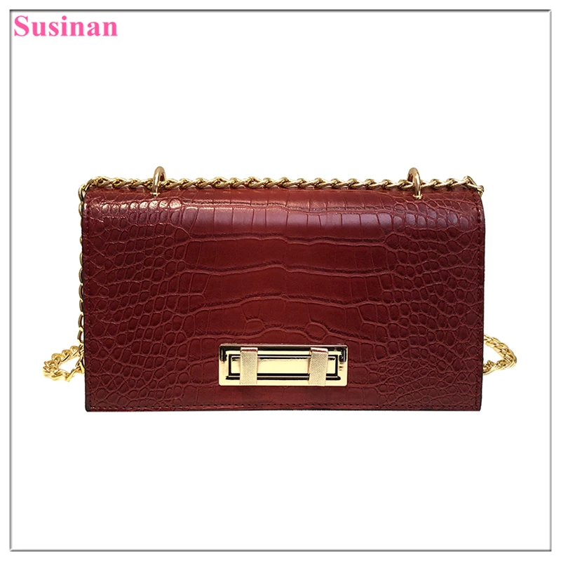

High quality leather shoulder bag for women 2019 new fashion retro ladies chain crossbody bag black female flap messenger bag