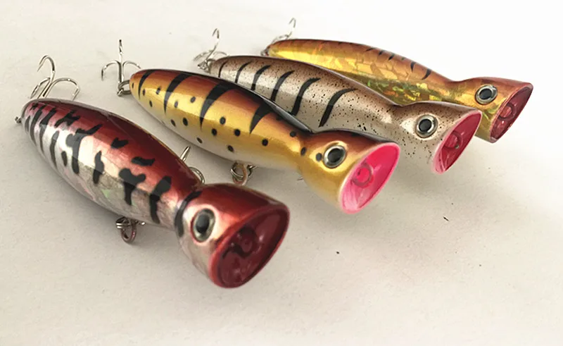 

10.5cm/23g Poper Biat Fishing Lure Artificial Bait Floating Type 8 kinds of color
