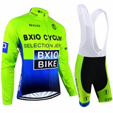 Бренд bxio с длинным рукавом велосипед Джерси Ropa Ciclismo Lycral Велоспорт Джерси наборы Bicicleta велорубашка MTB Весна велосипедная одежда микс