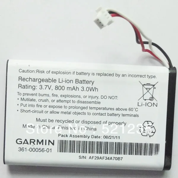Garmin 361 00056 01 Battery for Nuvi 30, 40 ,Nuvi 40LM, 50, Nuvi 50LM