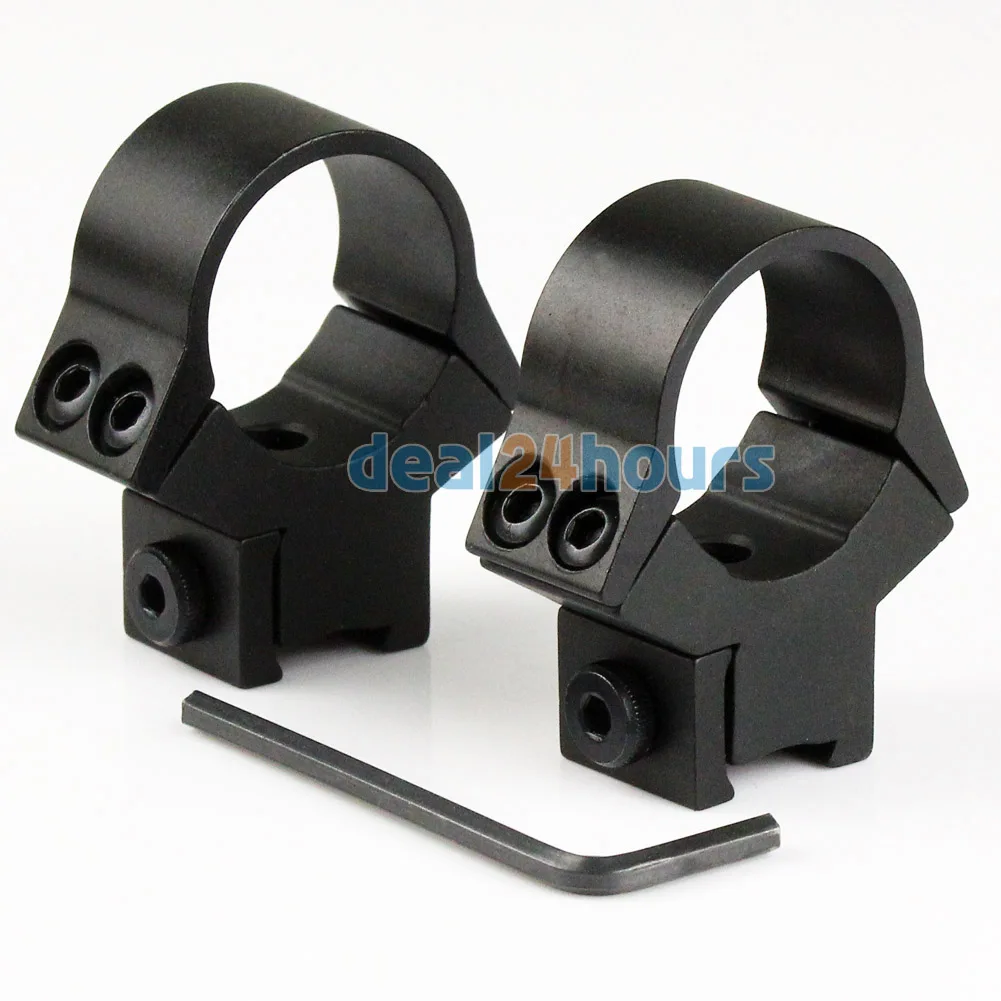 

2pcs 25.4mm 1" Inch Scope Rings - 11mm Dovetail Rail Mount - Low Profile Free Shipping