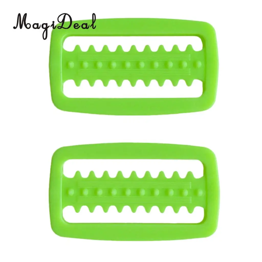 MagiDeal 2Pcs 2 inch Universal Weight Belt Keeper Retainer Stopper Slider for Underwater Scuba Diving Snorkeling Free Diving