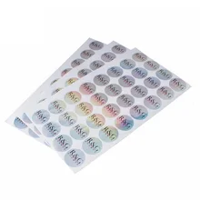 Дешевая цена на заказ Высокое качество рулон с наклейками на заказ клейкая водонепроницаемая наклейка в рулоне