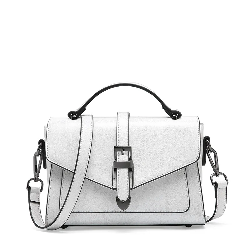 

Simple elegant handbags women famous brands versatile simple fashion solid color soft face cross section shoulder bag women