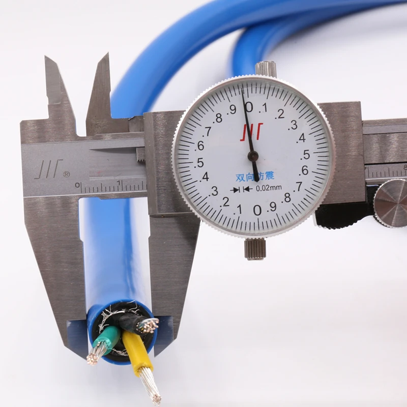 16mm Hifi audio OFC silver plated power cable bulk cable for amp audio power wire ONE meter