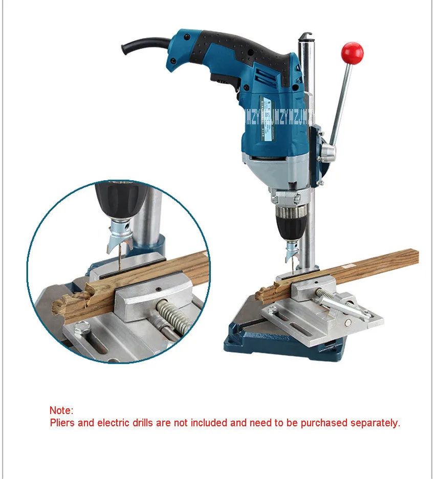 J1Z-KA3-10 электрическая дрель поддержка прецизионное сверло крепежный кронштейн Бытовая дрель кронштейн Настольный держатель сверла 38-43 мм 0-90 градусов